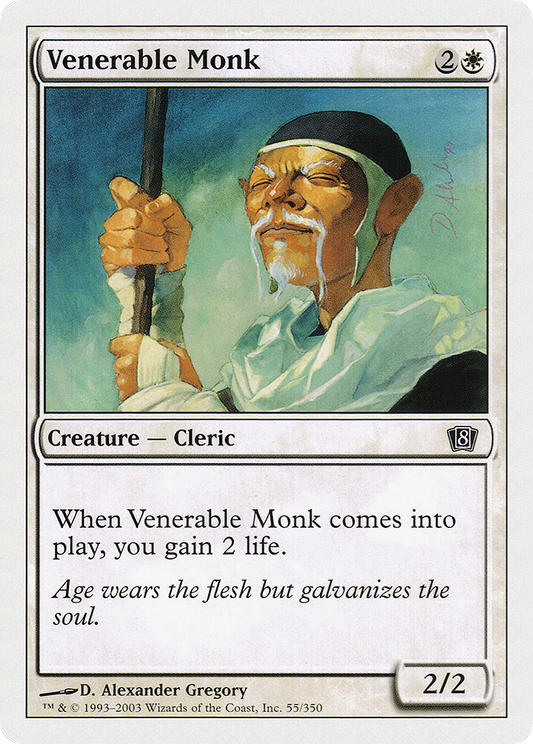 Venerable Monk (8ED-055) - Eighth Edition