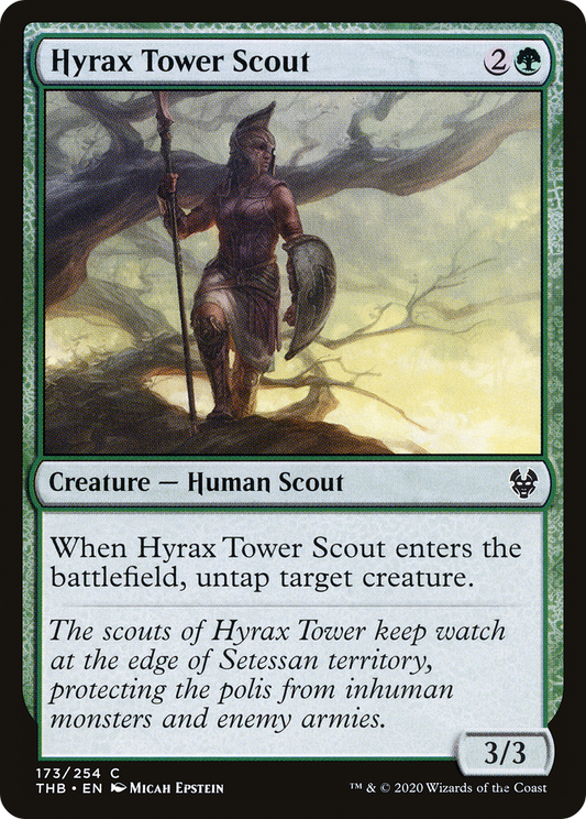 Hyrax Tower Scout (THB-173) - Theros Beyond Death Foil