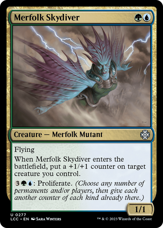 Merfolk Skydiver (LCC-277) - The Lost Caverns of Ixalan Commander