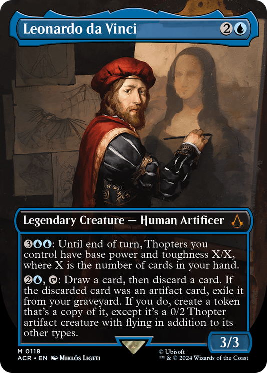 Leonardo da Vinci (ACR-118) - Assassin's Creed (Borderless) Foil