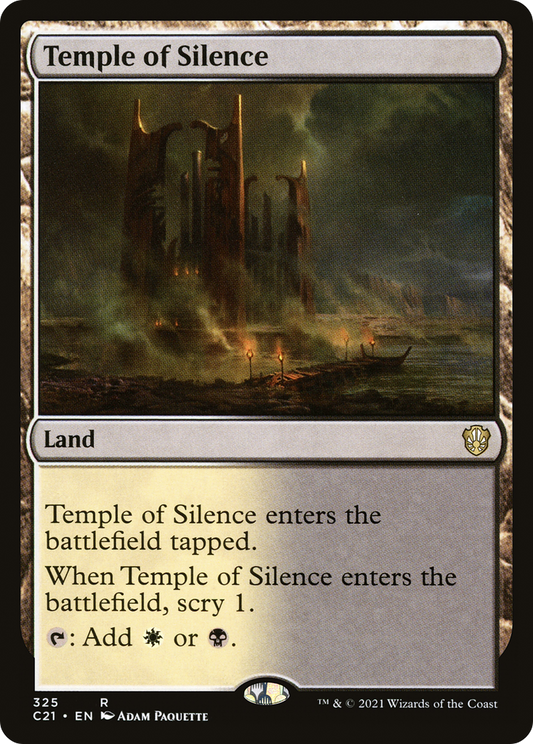 Temple of Silence (C21-325) - Commander 2021