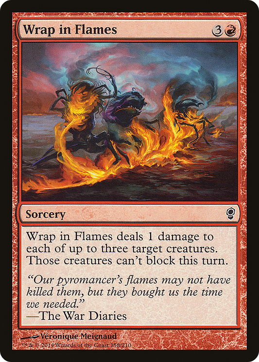 Wrap in Flames (CNS-158) - Conspiracy Foil