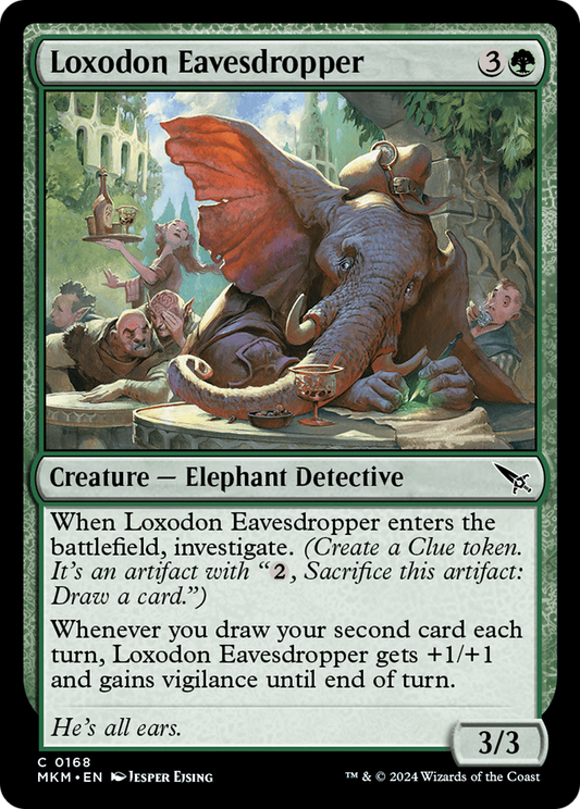 Loxodon Eavesdropper (MKM-168) - Murders at Karlov Manor Foil