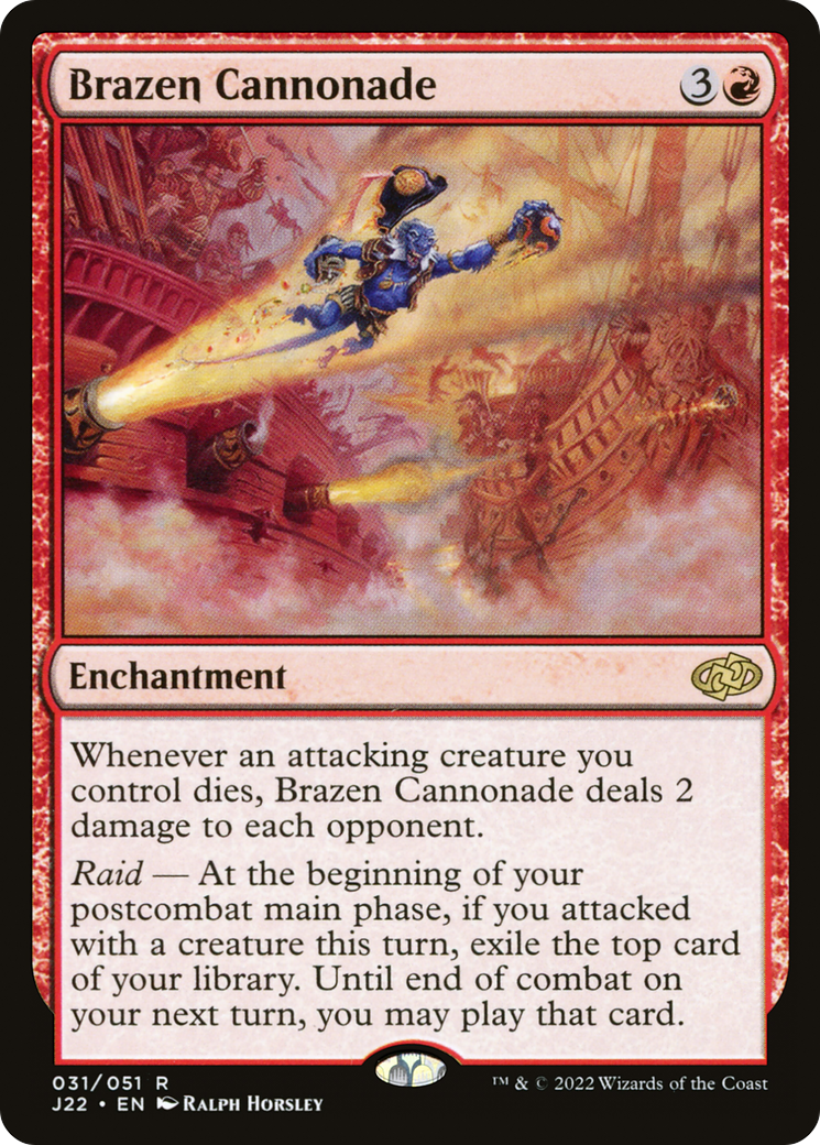 Brazen Cannonade (J22-031) - Jumpstart 2022