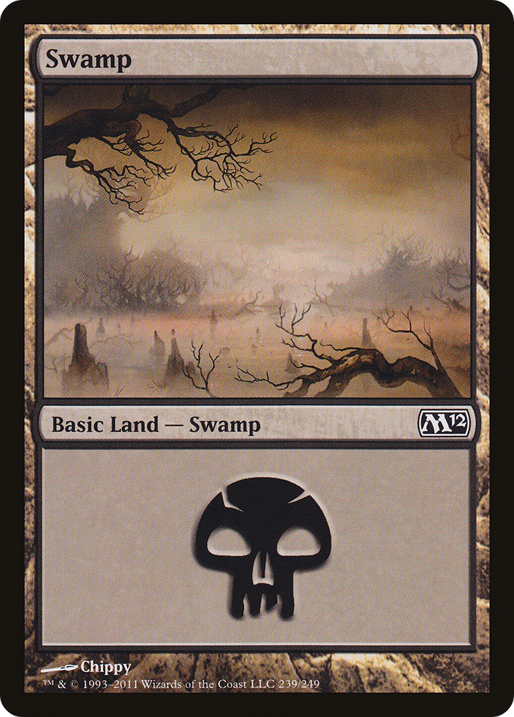 Swamp (M12-239) - Magic 2012 Foil