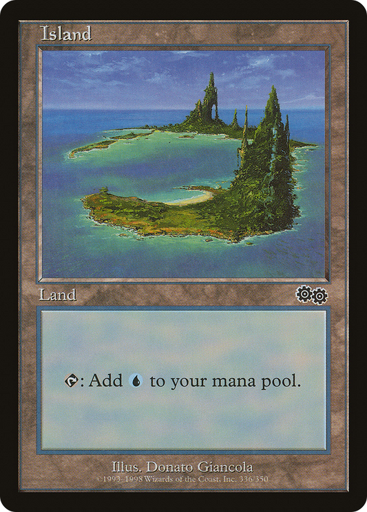 Island (USG-336) - Urza's Saga