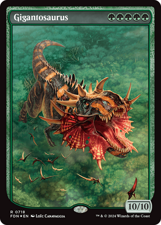 Gigantosaurus (FDN-718) - Foundations: (Full Art, textless) Foil