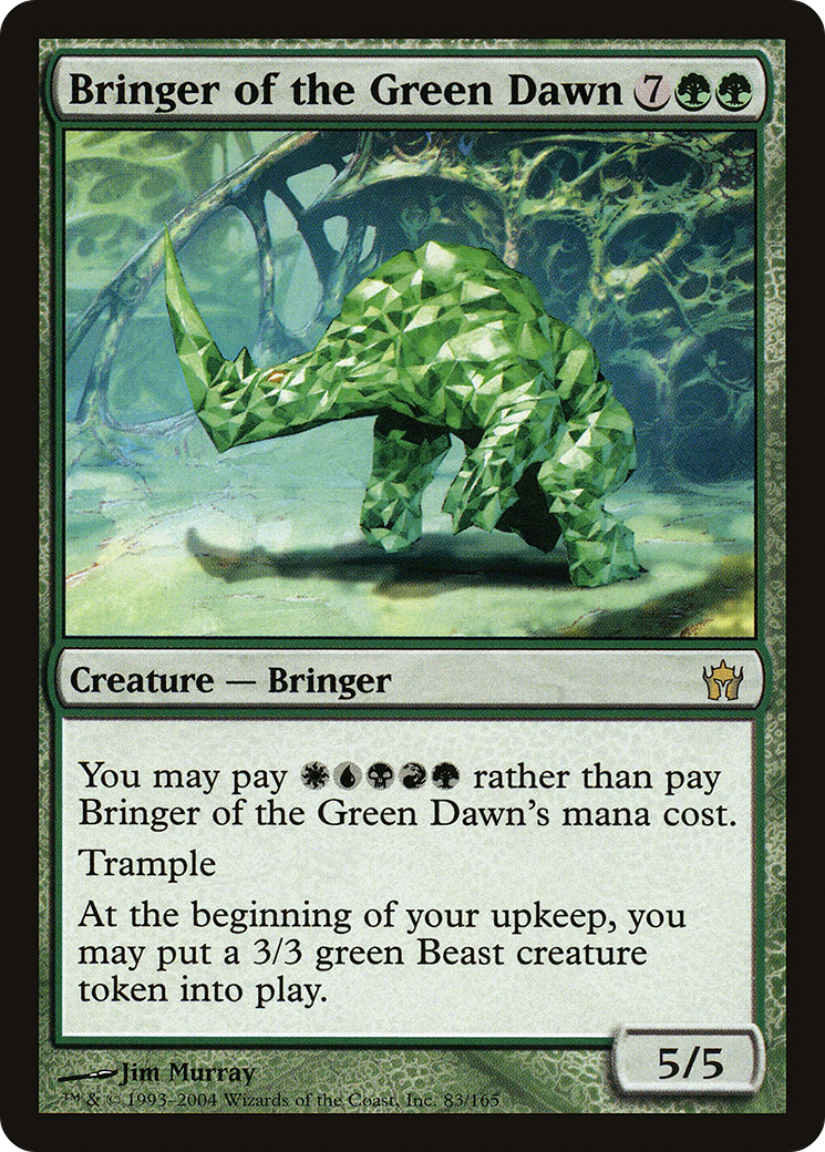 Bringer of the Green Dawn (5DN-083) - Fifth Dawn Foil