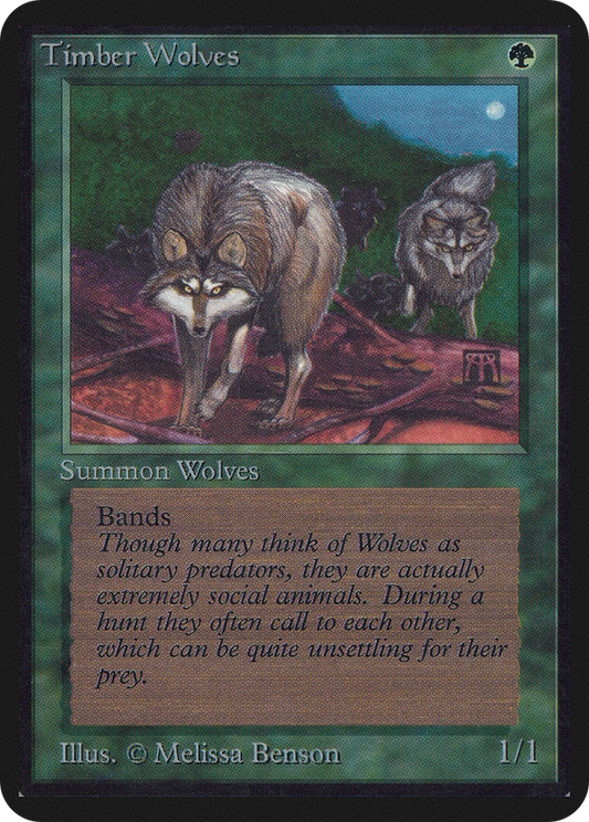 Timber Wolves (LEA-219) - Limited Edition Alpha