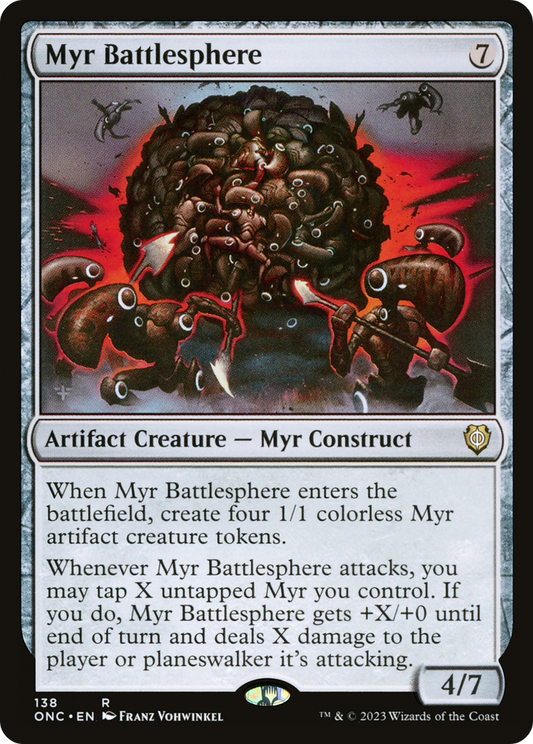 Myr Battlesphere (ONC-138) - Phyrexia: All Will Be One Commander