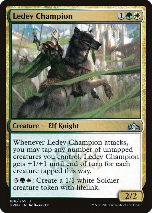 Ledev Champion (GRN-186) - Guilds of Ravnica Foil