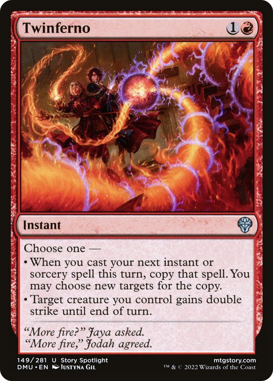 Twinferno (DMU-149) - Dominaria United Foil