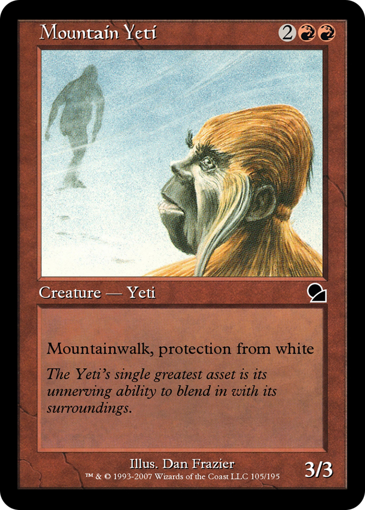 Mountain Yeti (ME1-105) - Masters Edition Foil