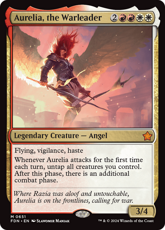 Aurelia, the Warleader (FDN-651) - Foundations