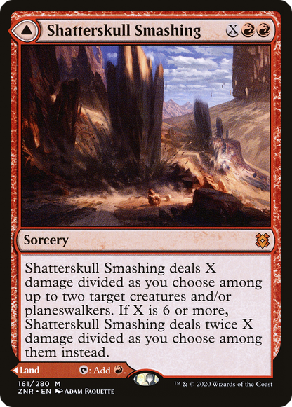 Shatterskull Smashing // Shatterskull, the Hammer Pass (ZNR-161) - Zendikar Rising