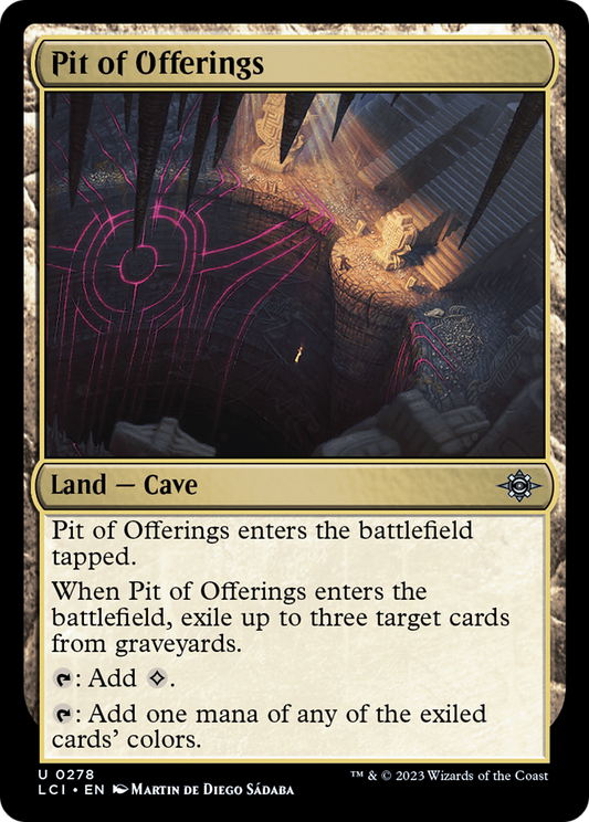 Pit of Offerings (LCI-278) - The Lost Caverns of Ixalan Foil