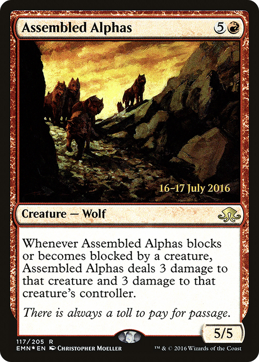 Assembled Alphas (PEMN-117S) - Eldritch Moon Promos Foil