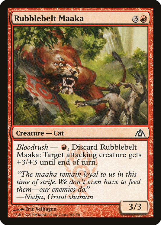 Rubblebelt Maaka (DGM-038) - Dragon's Maze