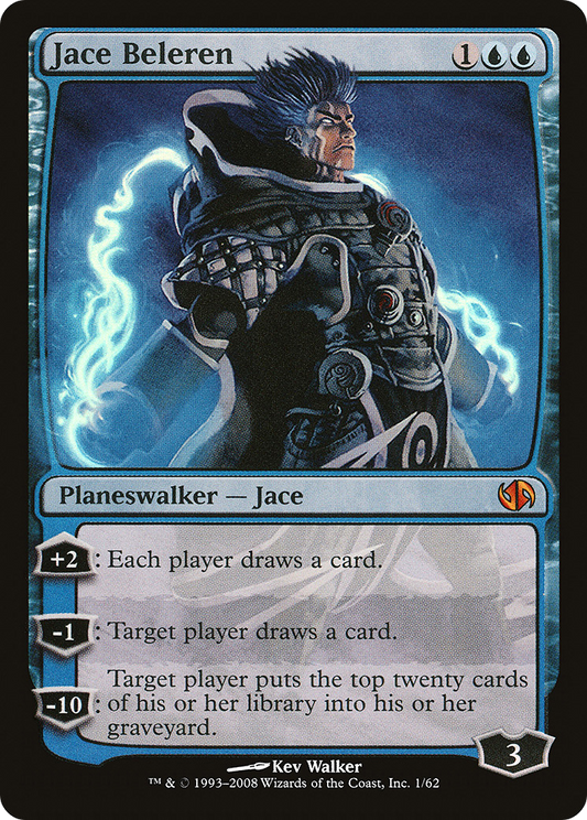 Jace Beleren (DD2-001) - Duel Decks: Jace vs. Chandra Foil