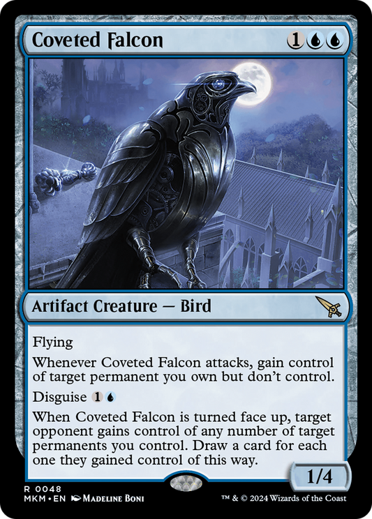 Coveted Falcon (MKM-048) - Murders at Karlov Manor Foil