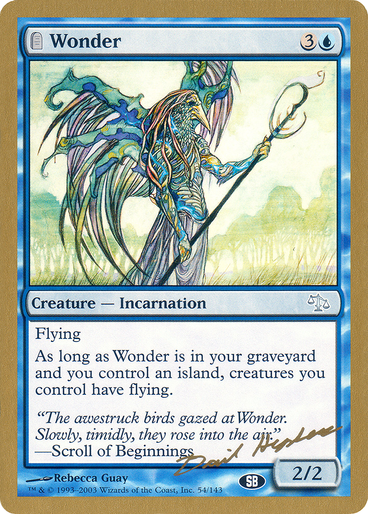 Wonder (WC03-DH54SB) - World Championship Decks 2003