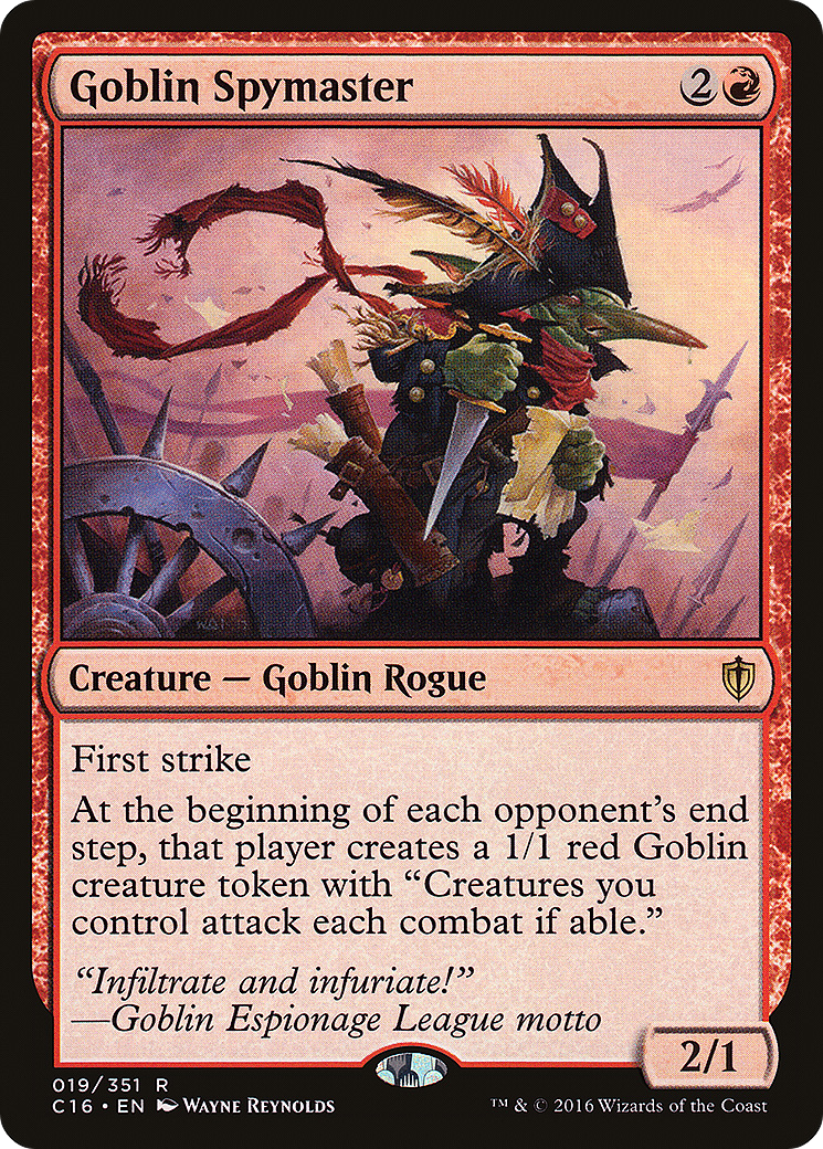 Goblin Spymaster (C16-019) - Commander 2016