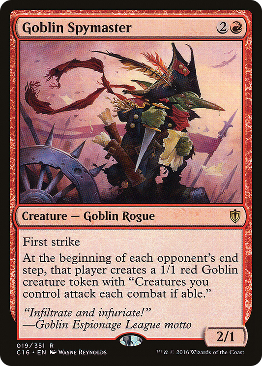 Goblin Spymaster (C16-019) - Commander 2016