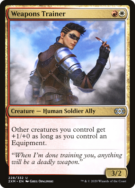 Weapons Trainer (2XM-228) - Double Masters Foil