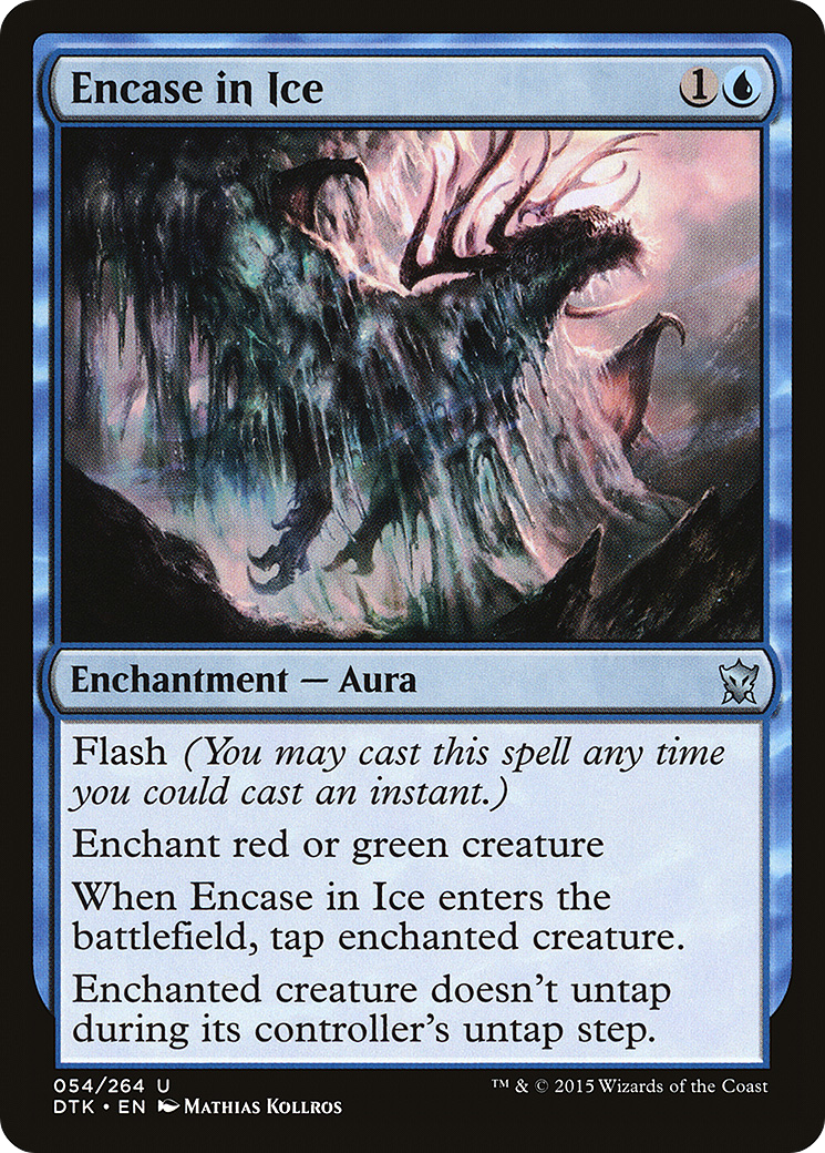 Encase in Ice (DTK-054) - Dragons of Tarkir