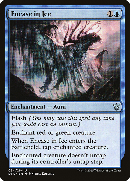 Encase in Ice (DTK-054) - Dragons of Tarkir Foil