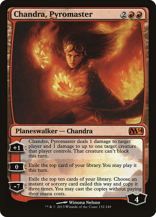 Chandra, Pyromaster (M14-132) - Magic 2014