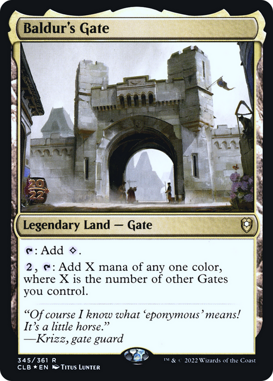 Baldur's Gate (PRE-345S) - Battle for Baldur's Gate Promos (Prerelease) Foil