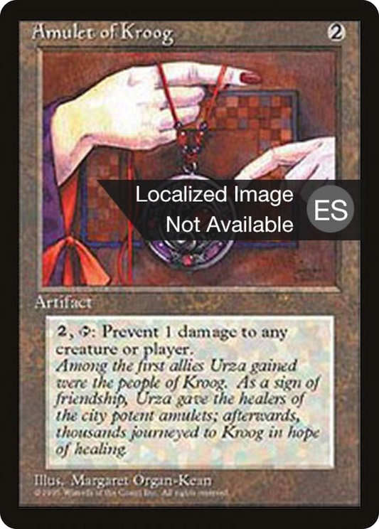 Amulet of Kroog (4BB-293) - Fourth Edition Foreign Black Border