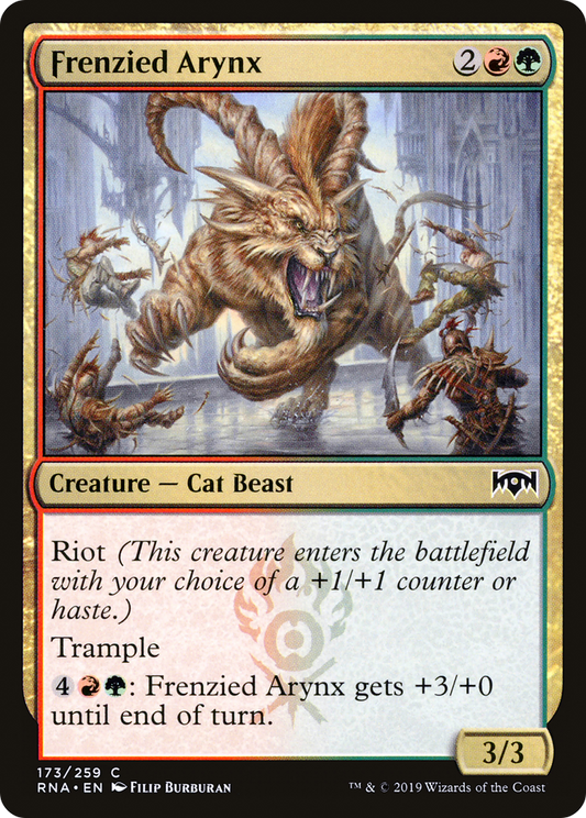 Frenzied Arynx (RNA-173) - Ravnica Allegiance