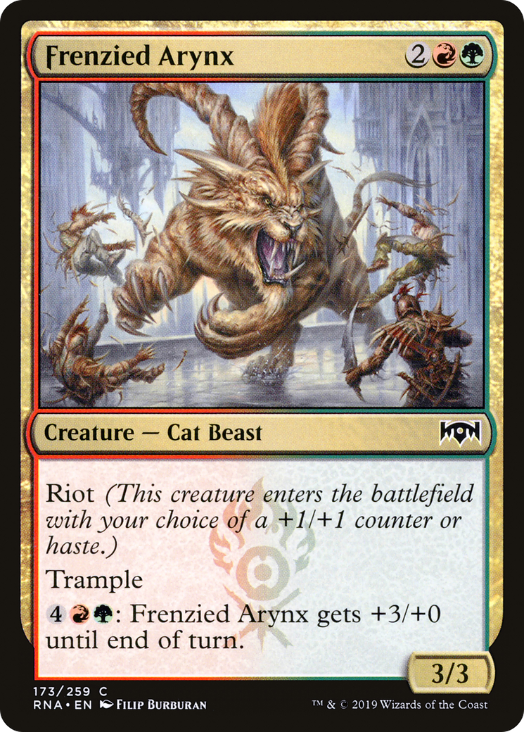 Frenzied Arynx (RNA-173) - Ravnica Allegiance Foil