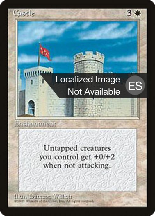 Castle (4BB-012) - Fourth Edition Foreign Black Border