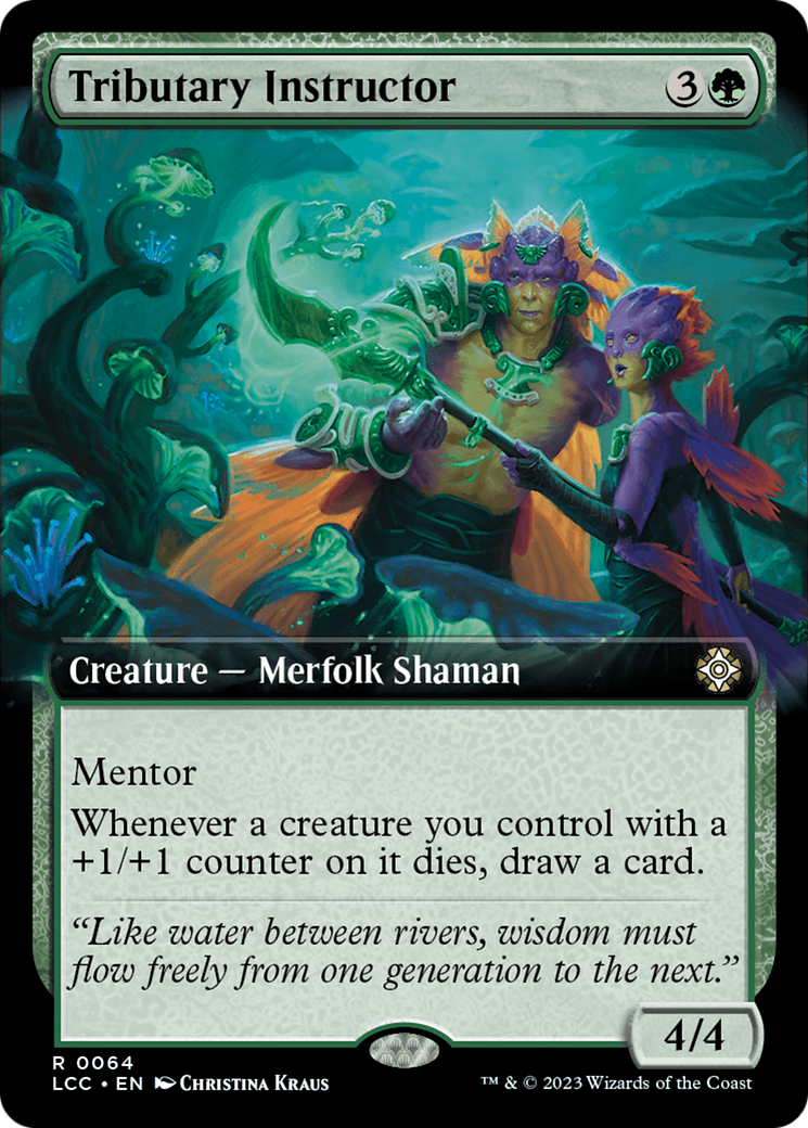 Tributary Instructor (LCC-064) - The Lost Caverns of Ixalan Commander: (Extended Art)