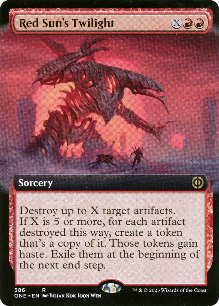 Red Sun's Twilight (ONE-386) - Phyrexia: All Will Be One: (Extended Art)