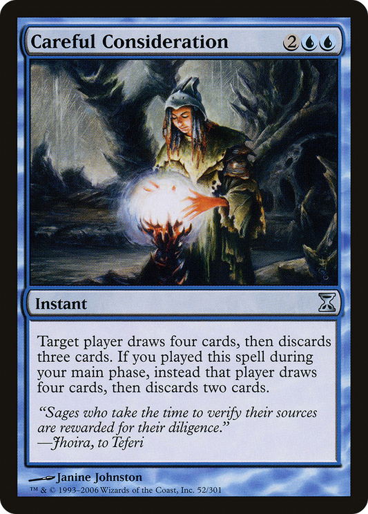 Careful Consideration (TSP-052) - Time Spiral Foil