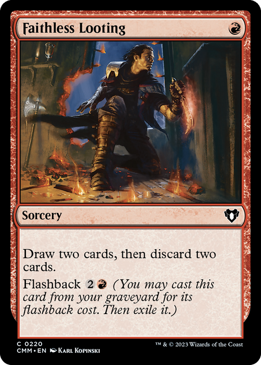 Faithless Looting (CMM-220) - Commander Masters