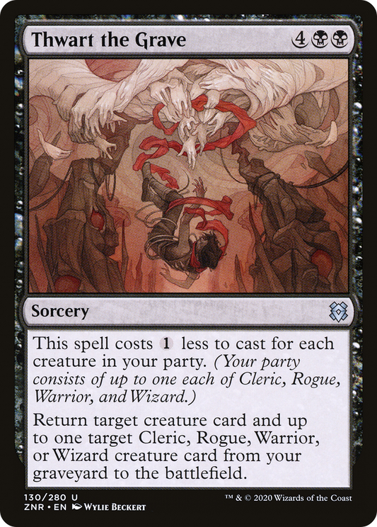 Thwart the Grave (ZNR-130) - Zendikar Rising Foil