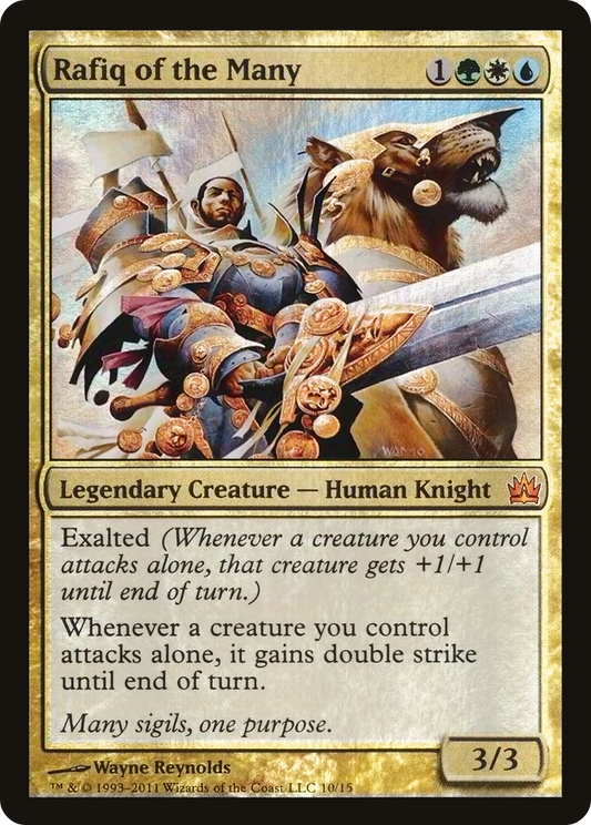 Rafiq of the Many (V11-010) - From the Vault: Legends Foil