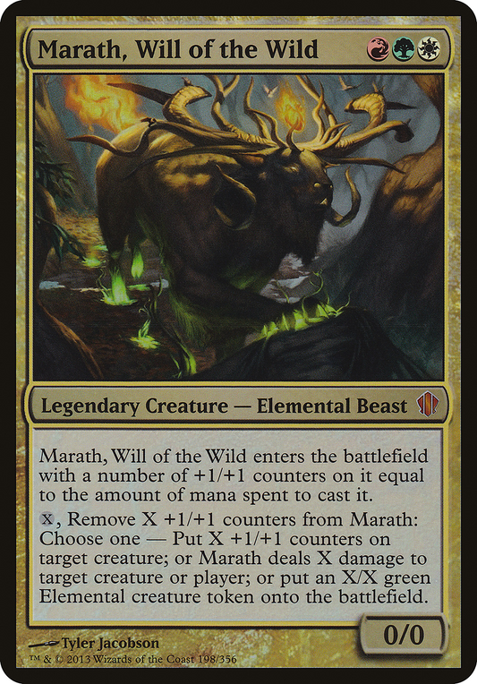 Marath, Will of the Wild (OC13-198) - Commander 2013 Oversized Foil