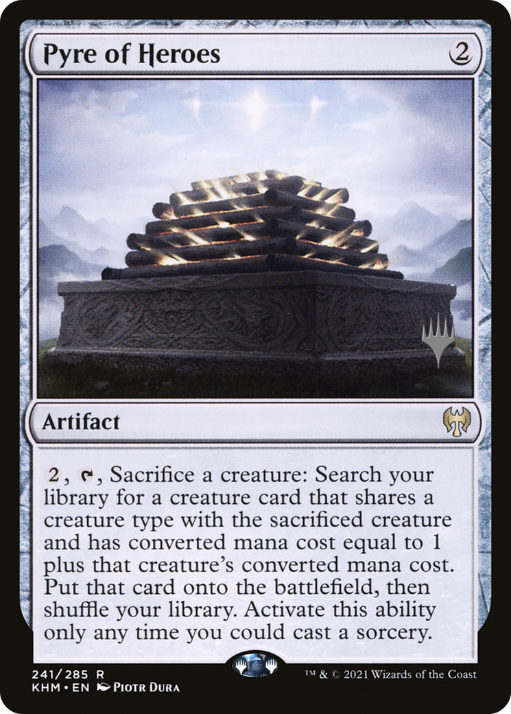 Pyre of Heroes (PPKHM-241P) - Kaldheim Promos (Promo Pack)