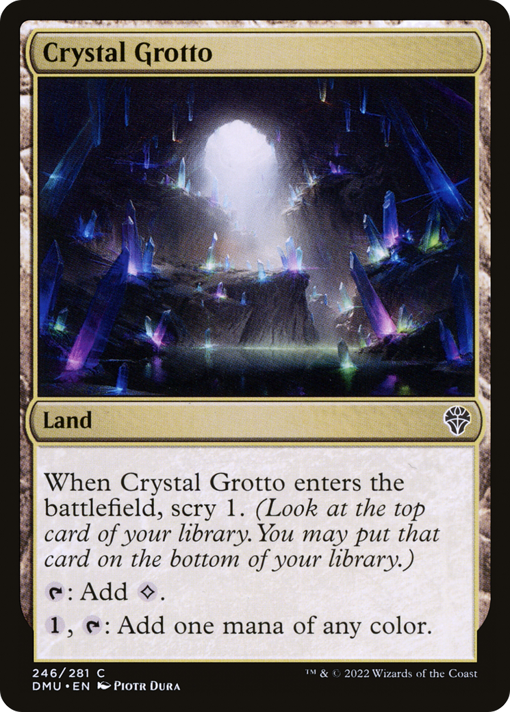 Crystal Grotto (DMU-246) - Dominaria United Foil