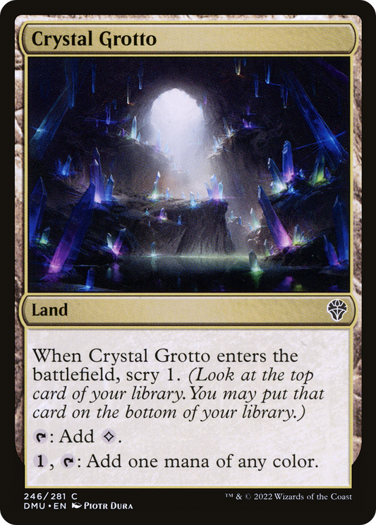 Crystal Grotto (DMU-246) - Dominaria United Foil