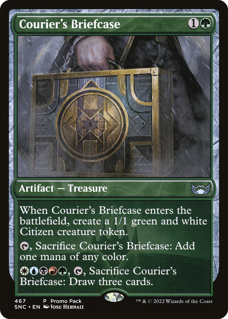 Courier's Briefcase (PPSNC-467) - Streets of New Capenna Foil (Promo Pack)