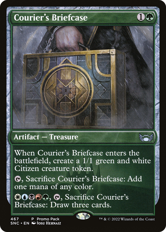 Courier's Briefcase (PPSNC-467) - Streets of New Capenna Foil (Promo Pack)