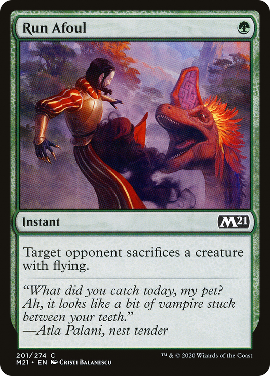 Run Afoul (M21-201) - Core Set 2021 Foil