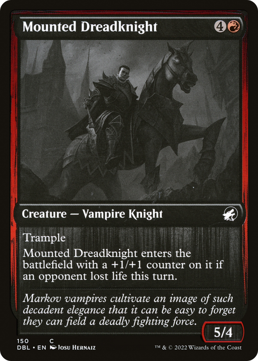 Mounted Dreadknight (DBL-150) - Innistrad: Double Feature Foil